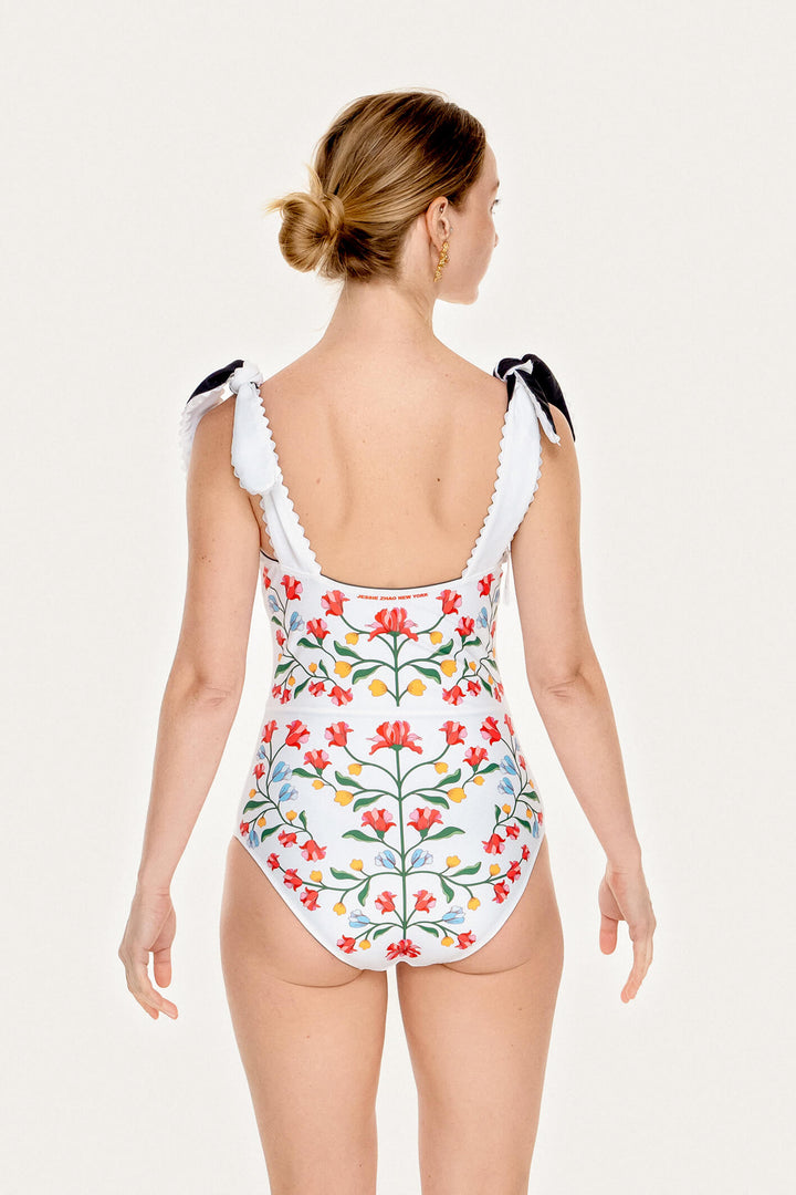 Day/Night Glow Reversible One-Piece Swimsuit