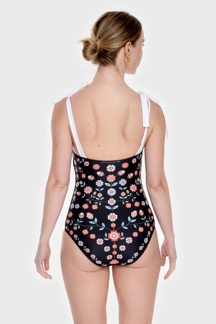 Ballerina One-Piece Swimsuit - Black