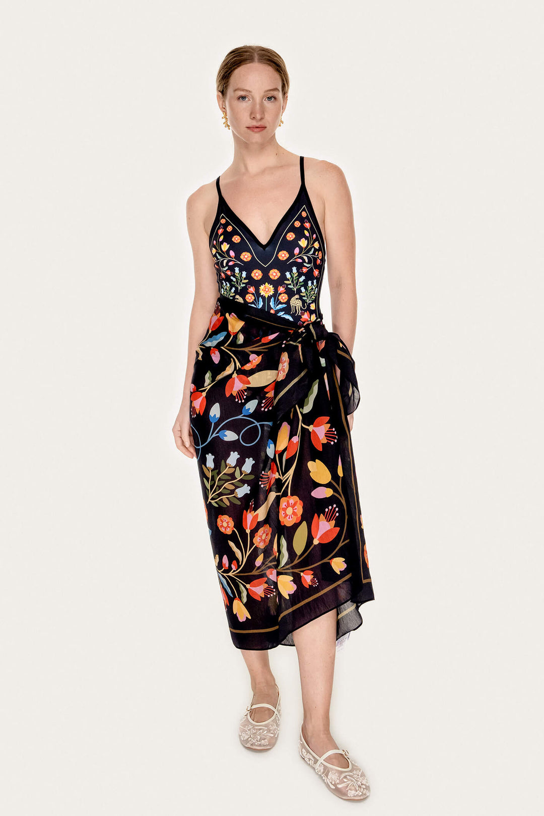 Beach Sarong Wrap - Night Imagination