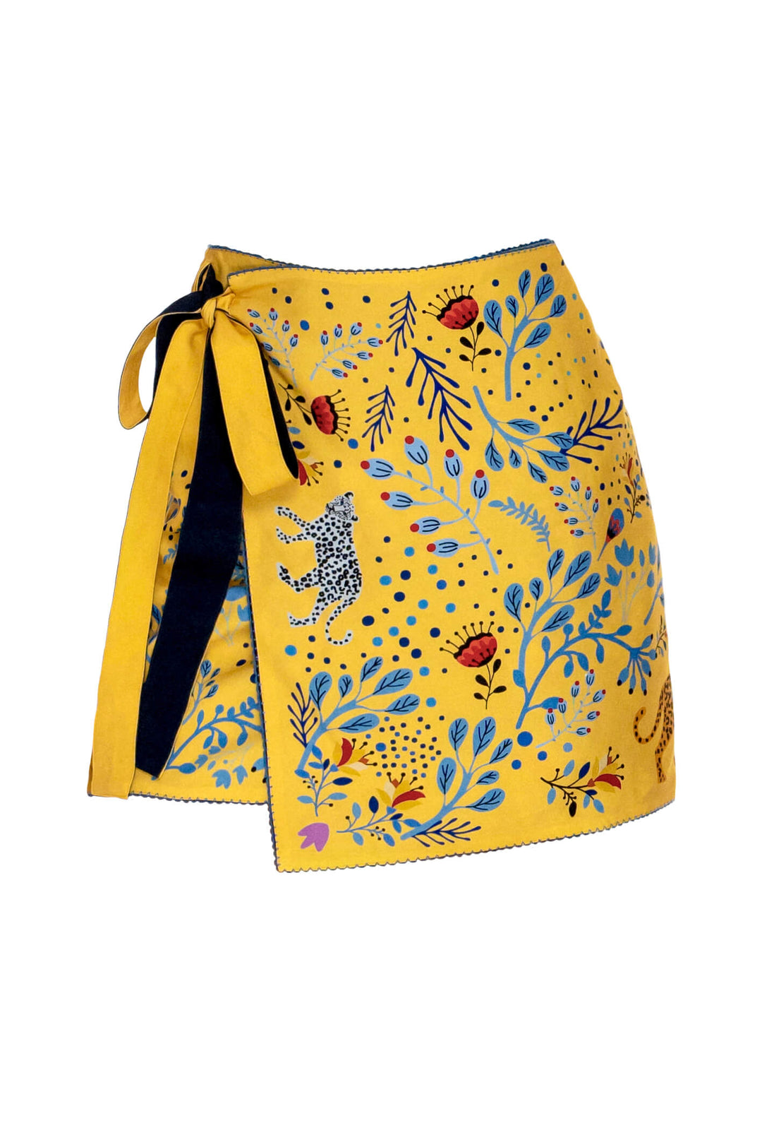 Swim Cover Up Skirt-Amazon Rainforest