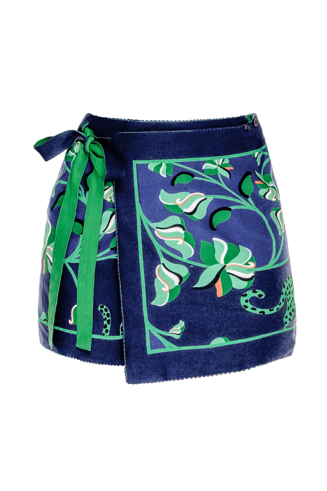 Swim Cover Up Skirt-Green Wonderland