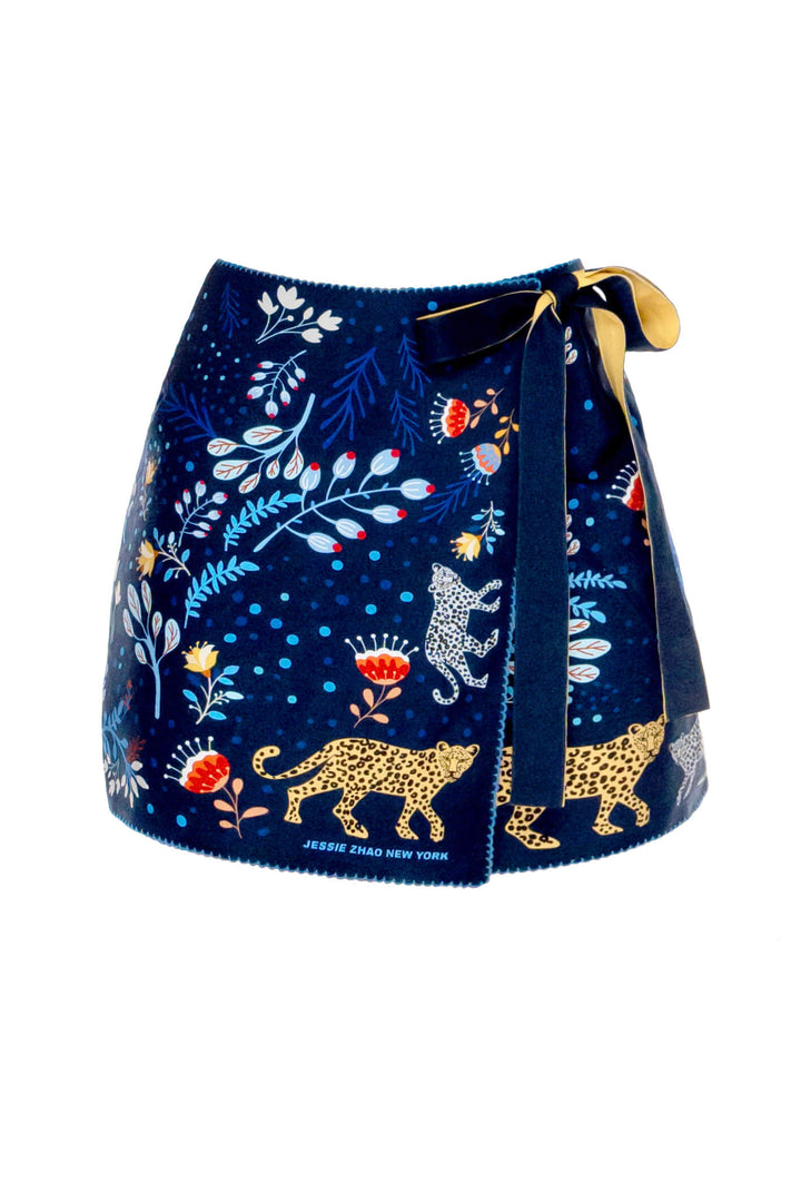 Swim Cover Up Skirt-Amazon Rainforest