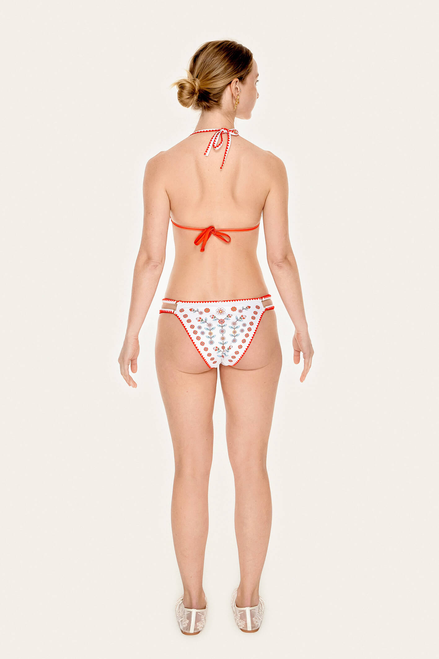 Red Garden Reversible Bikini Set