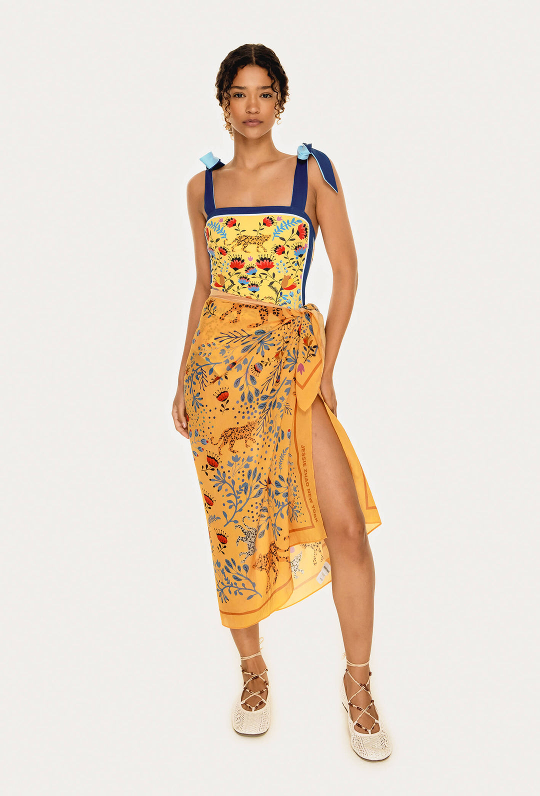 Beach Sarong Wrap – Amazon Rainforest Yellow Beach Sarong Wrap – Amazon Rainforest Yellow
