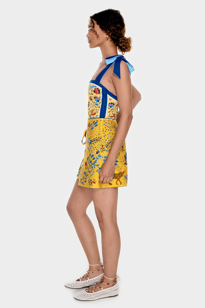 Swim Cover Up Skirt-Amazon Rainforest