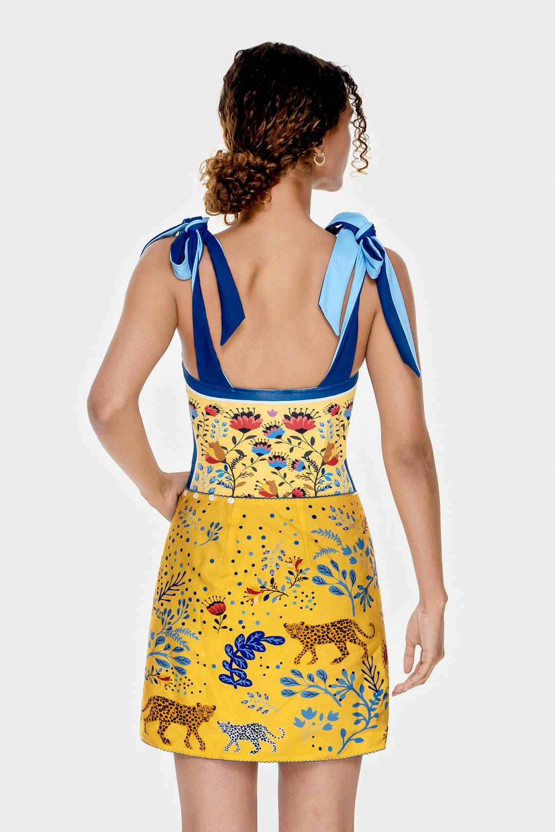 Swim Cover Up Skirt-Amazon Rainforest