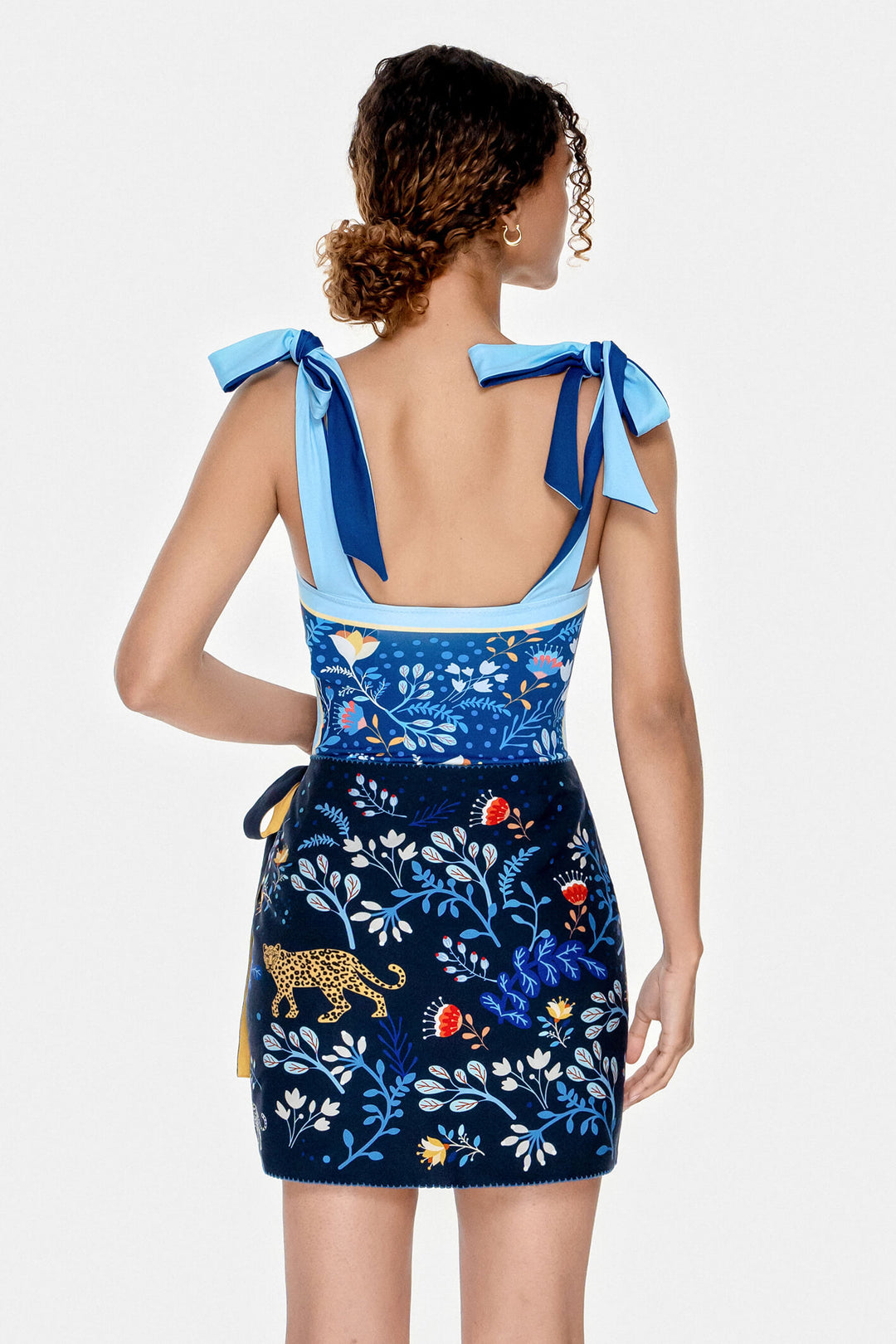 Swim Cover Up Skirt-Amazon Rainforest