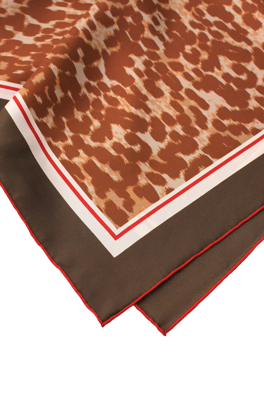 Leopard Allure Double Sided Silk Scarf