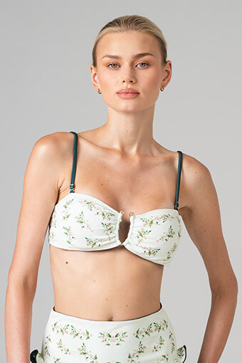 Lily Garden Reversible Square Bandeau Top