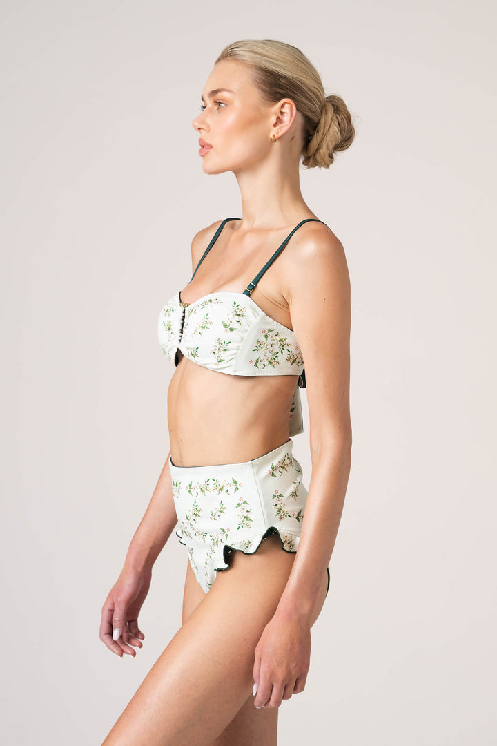 Lily Garden Reversible Square Bandeau Top