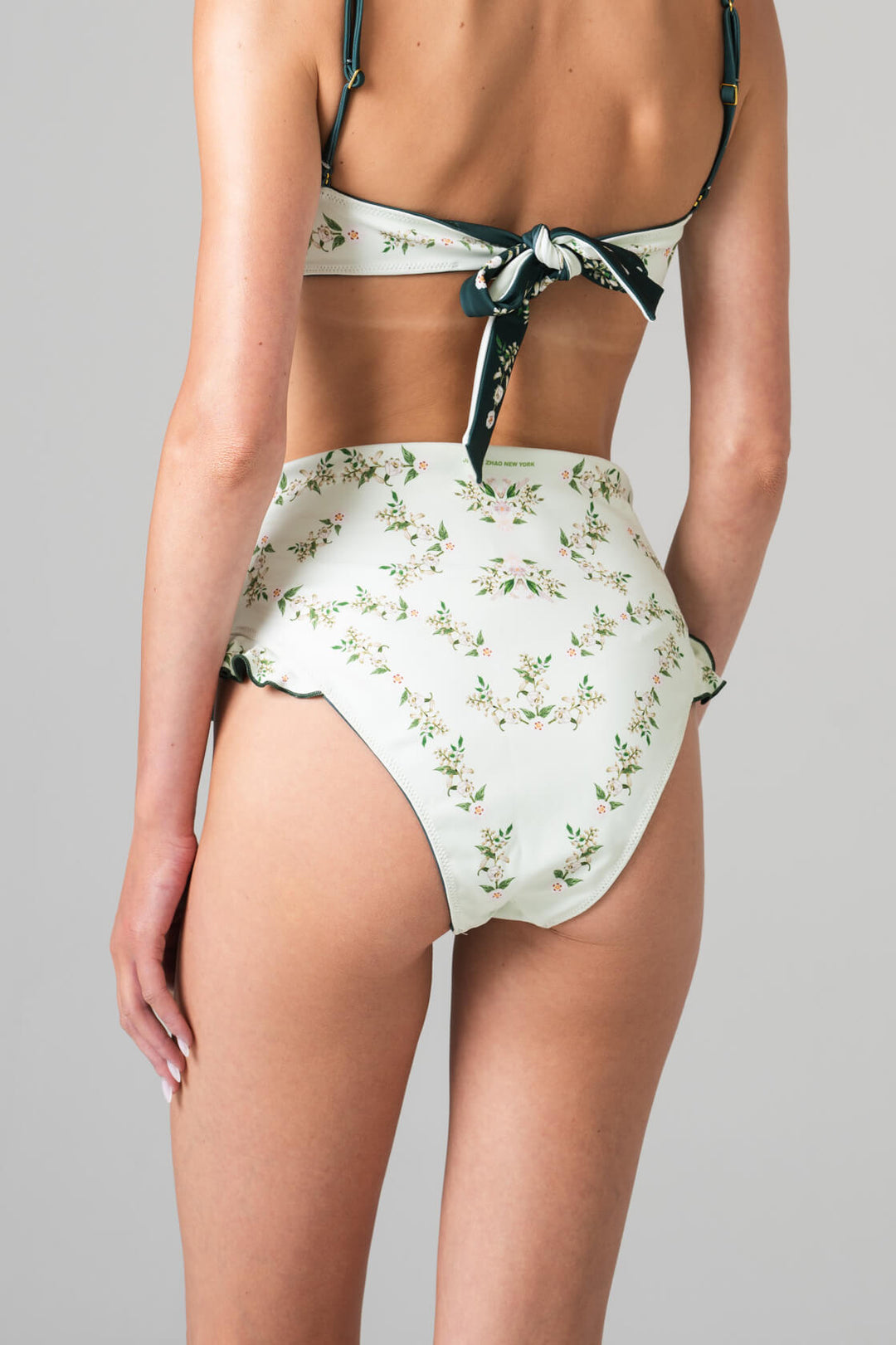 Lily Garden Reversible Ruffle-Trim Bikini Bottom