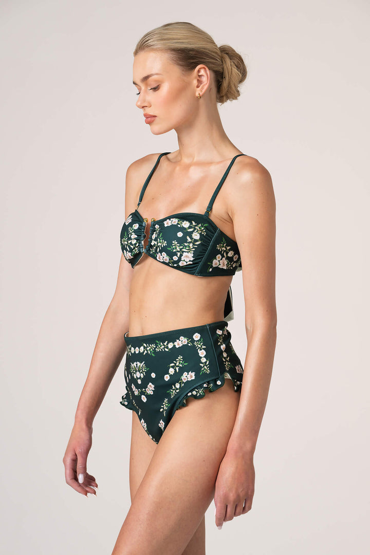 Lily Garden Reversible Square Bandeau Top