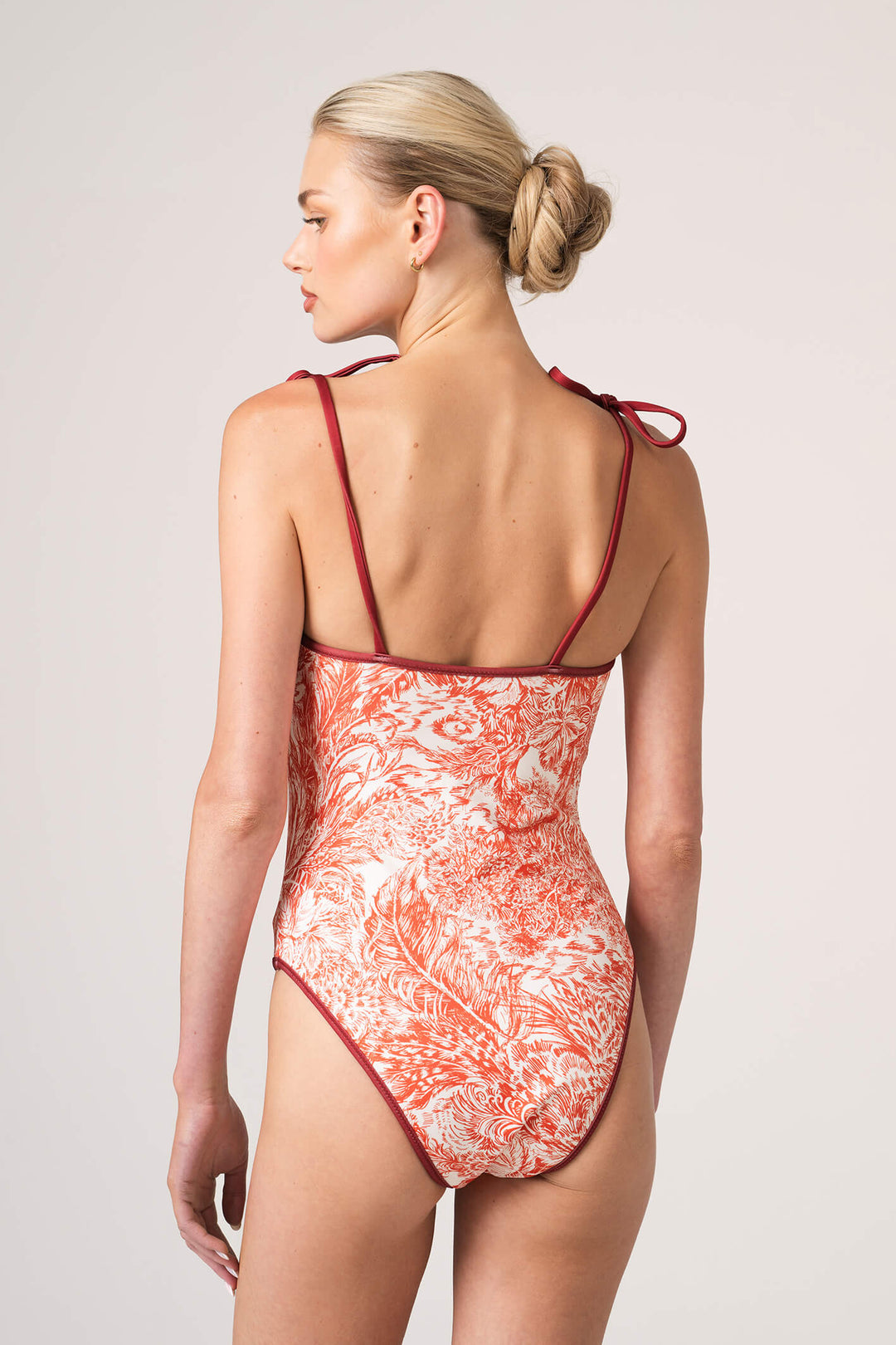 Terracotta Dream Reversible Cutout One Piece Swimsuit