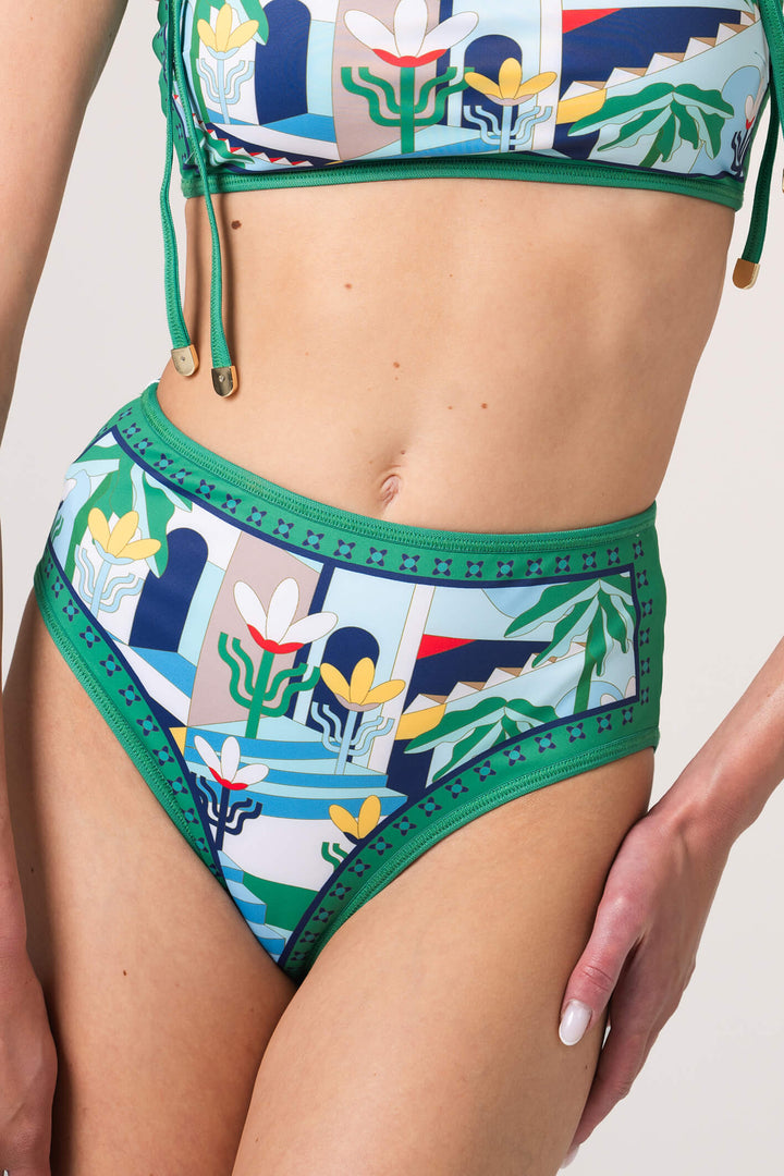 Verdant Wild Reversible Bikini Bottom