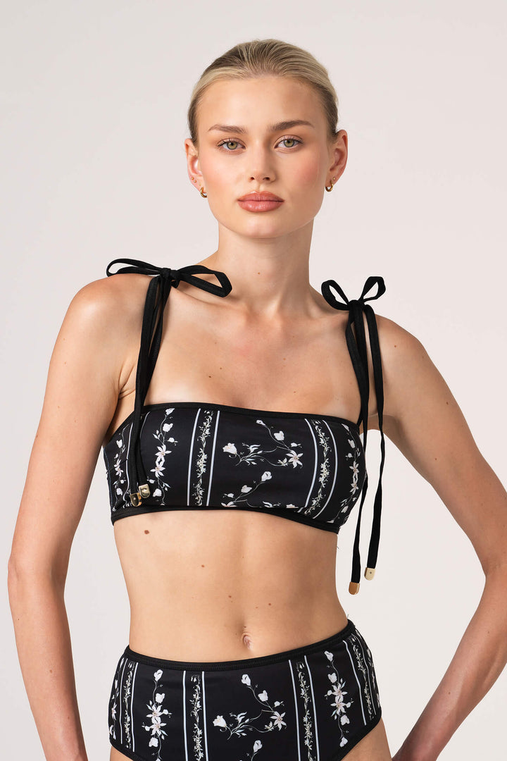 Starlit Bloom Reversible Bikini Top