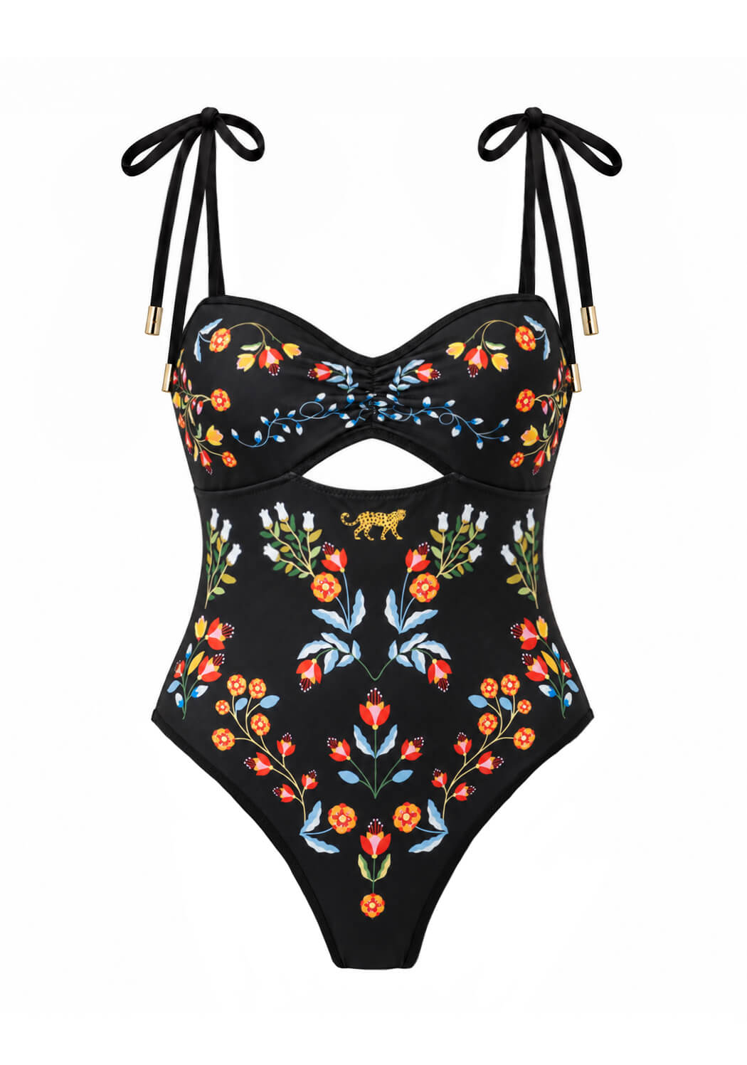 Night Imagination Reversible Cutout One Piece Swimsuit