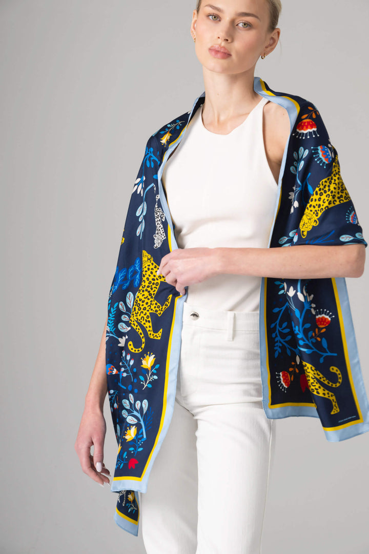 Amazon Rainforest Oblong Silk Scarf