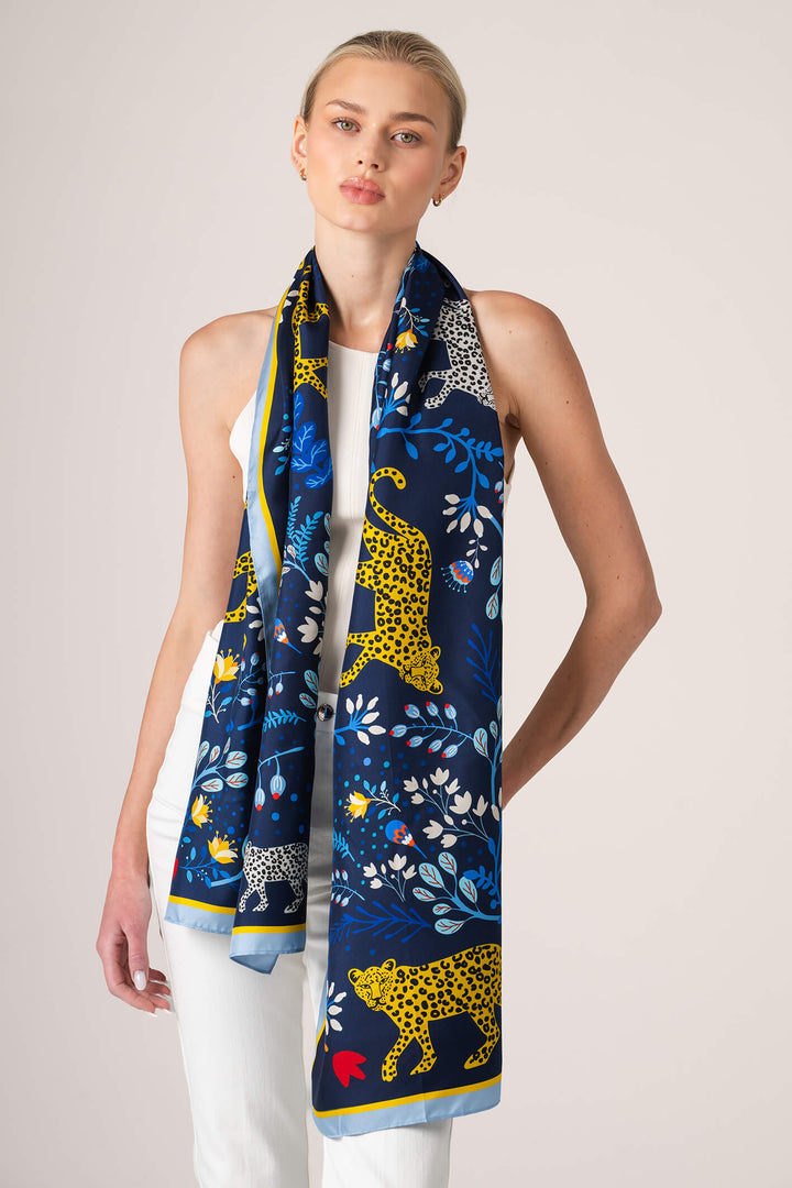 Amazon Rainforest Oblong Silk Scarf