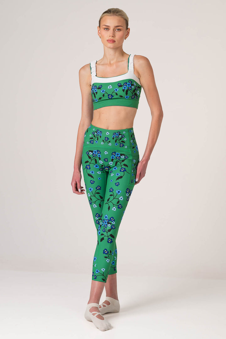 Emerald Echo High-Waisted 7/8 Legging