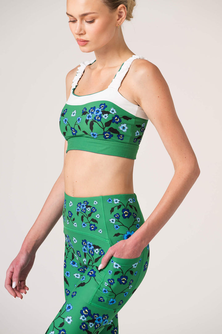 Emerald Echo High-Waisted 7/8 Legging