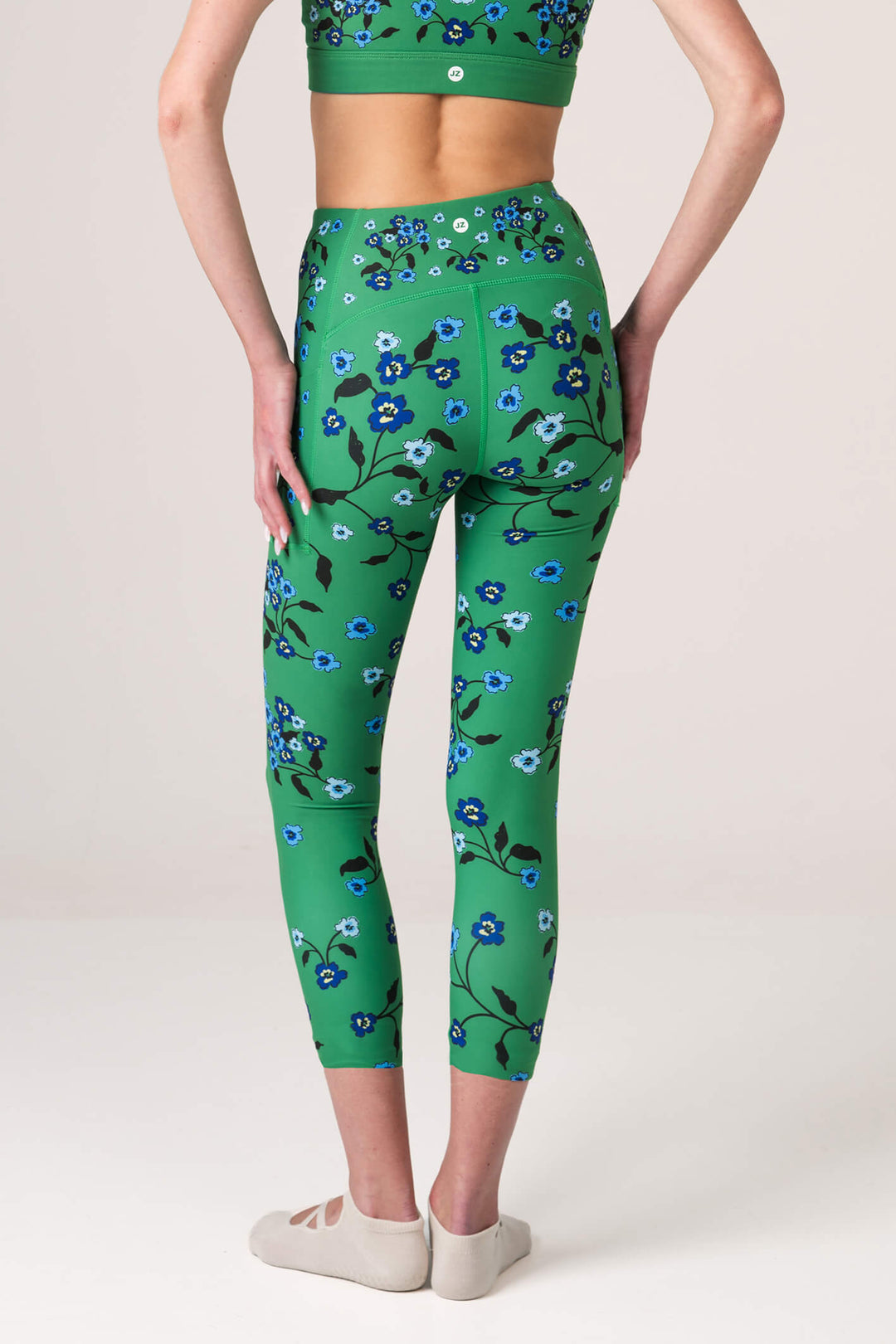 Emerald Echo High-Waisted 7/8 Legging