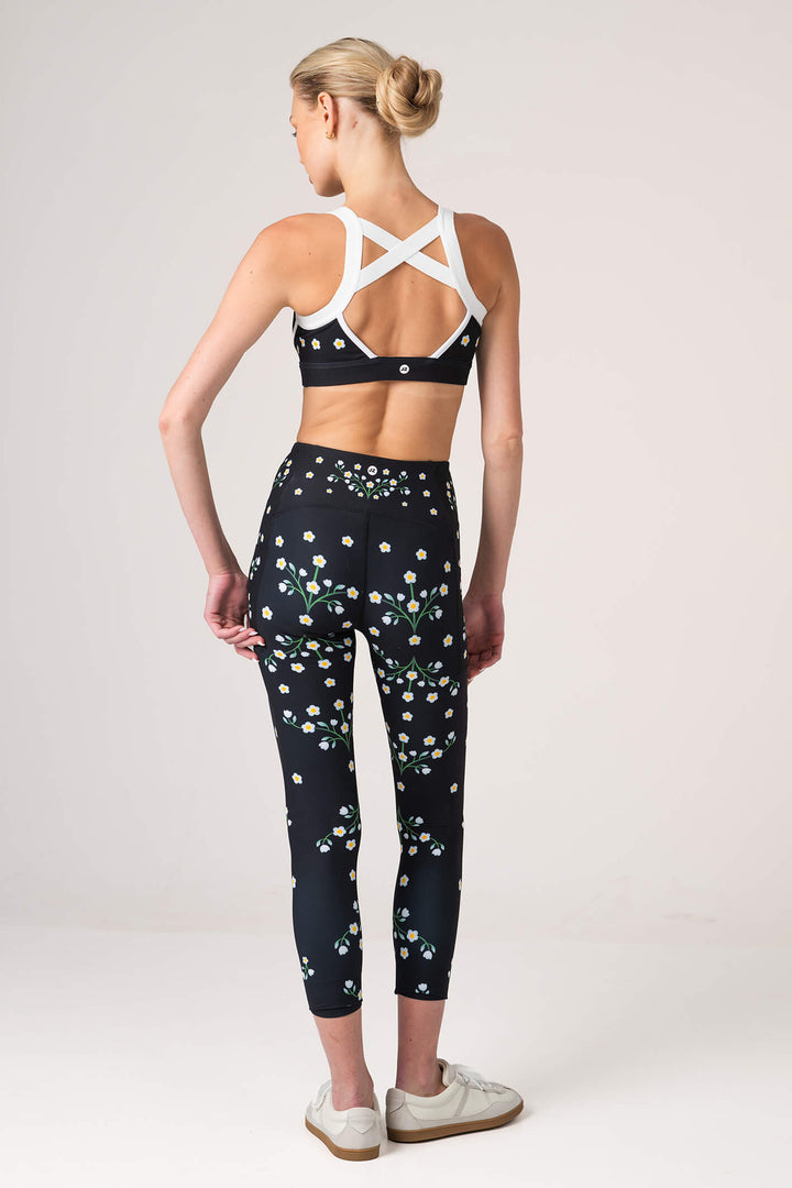Night Garden High-Waisted 7/8 Legging