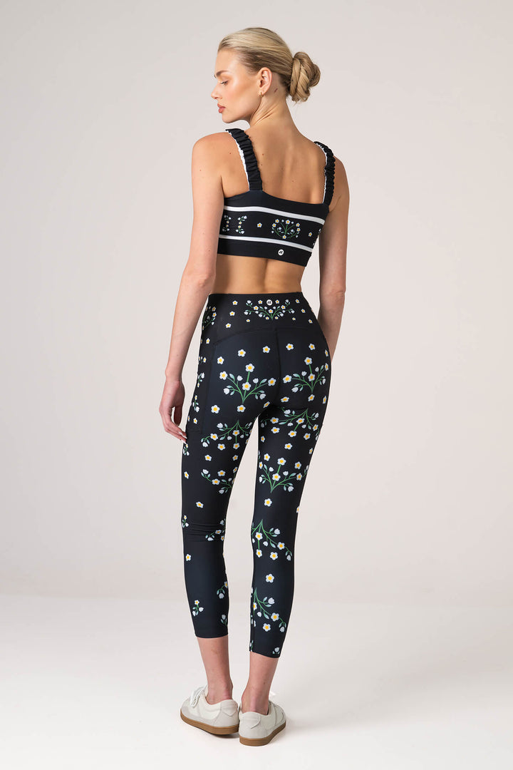 Night Garden High-Waisted 7/8 Legging