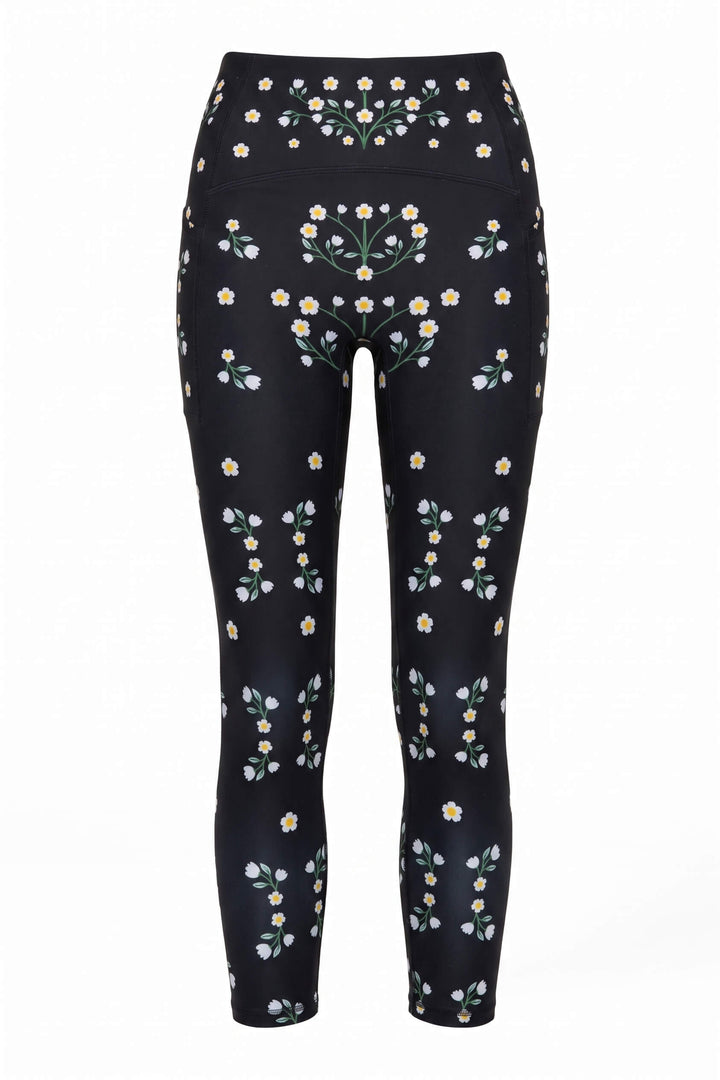 Night Garden High-Waisted 7/8 Legging