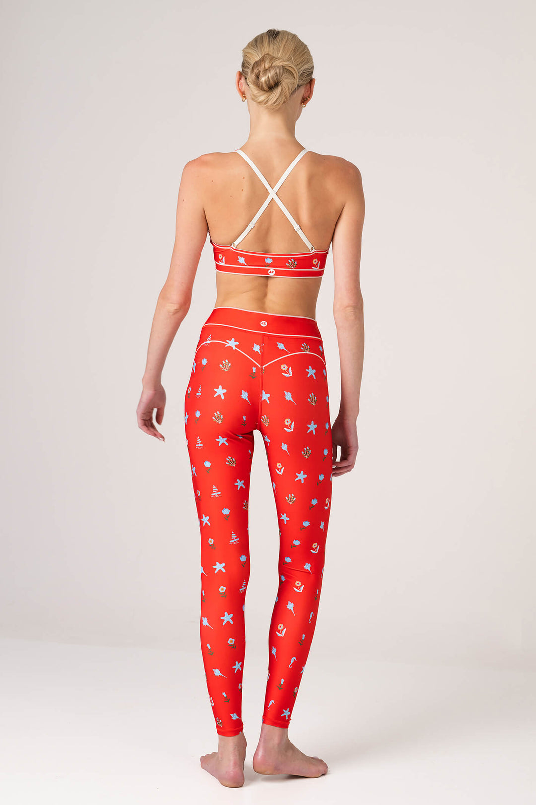 Red Tides Sports Bra