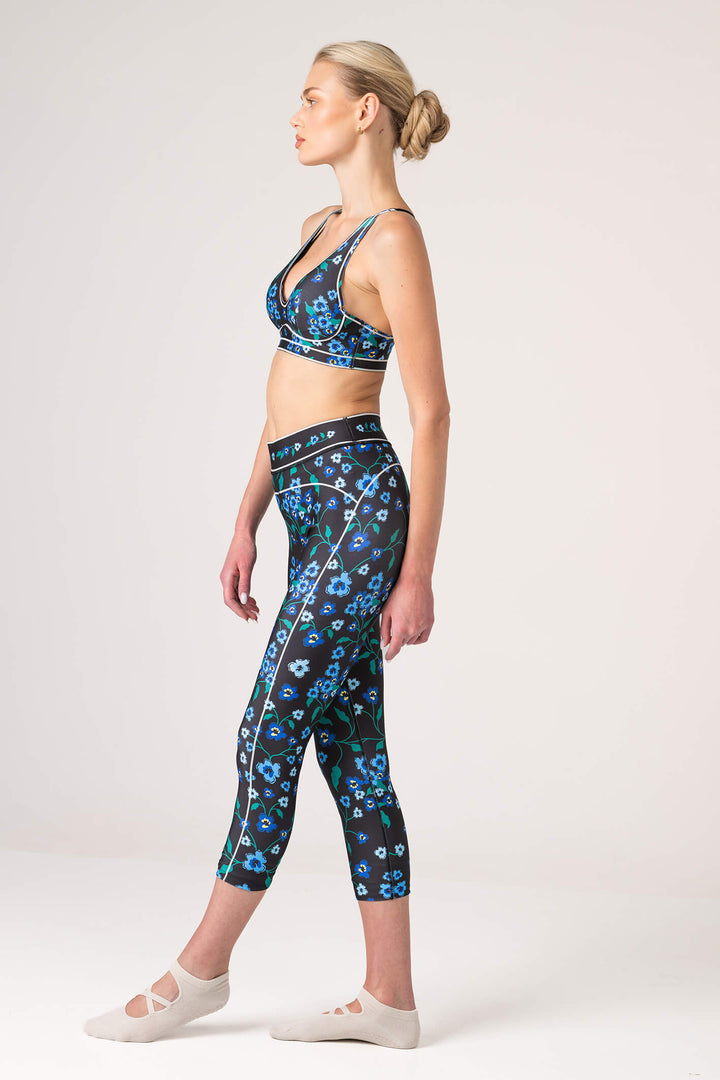 Garden Nocturne High-Waisted 7/8 Legging