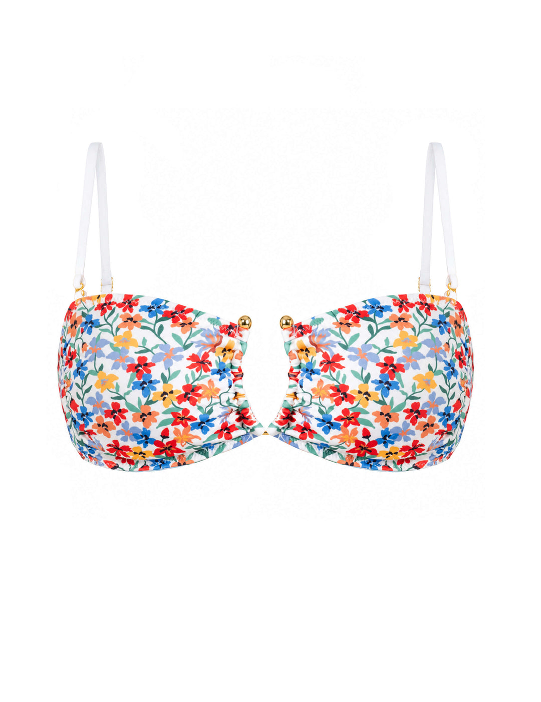 Sunset Garden Reversible Square Bandeau Top