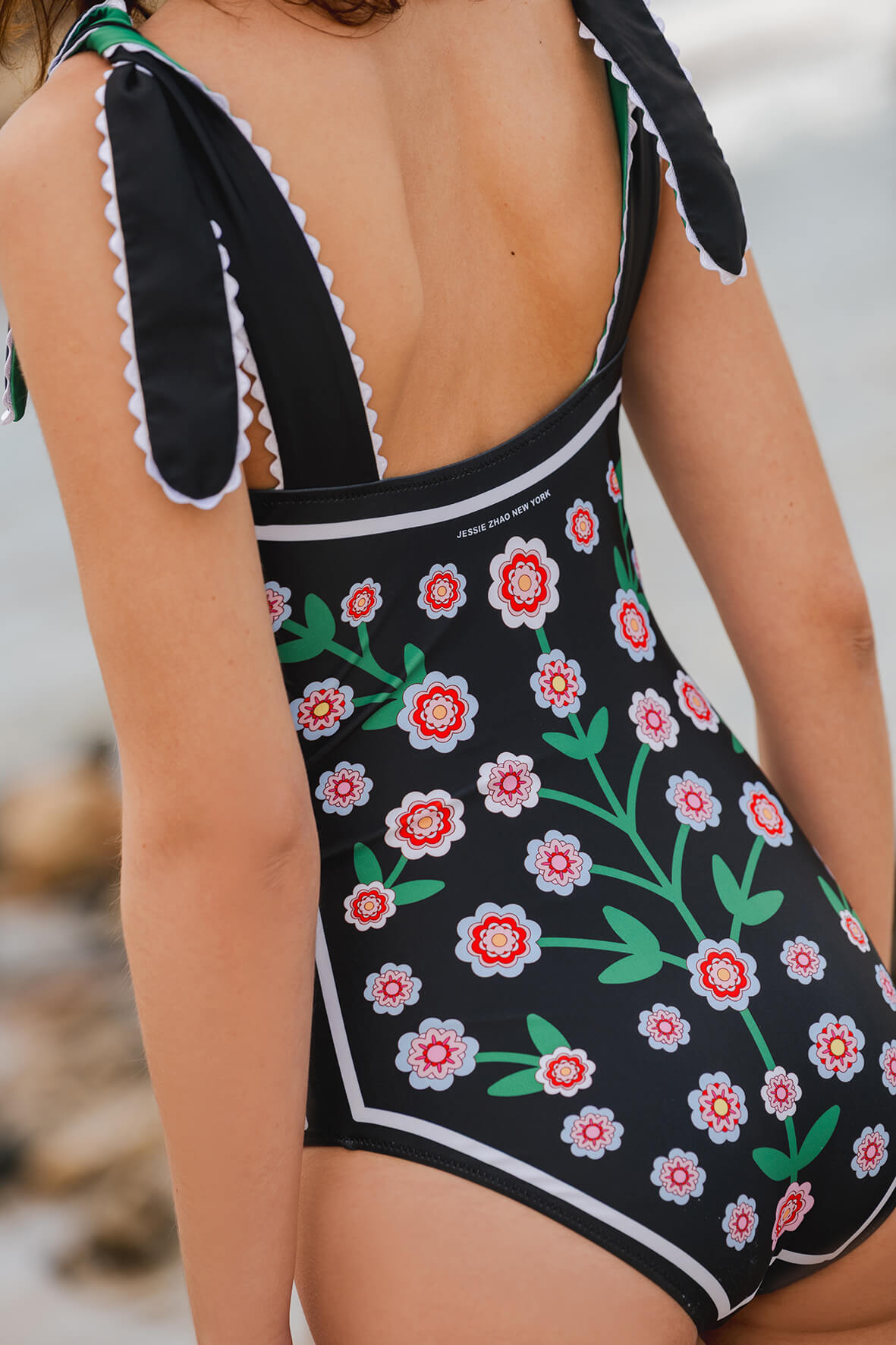 【週末限定セール】Her lip to double bow one piece Herlipto Double Bow Summer Long Dress