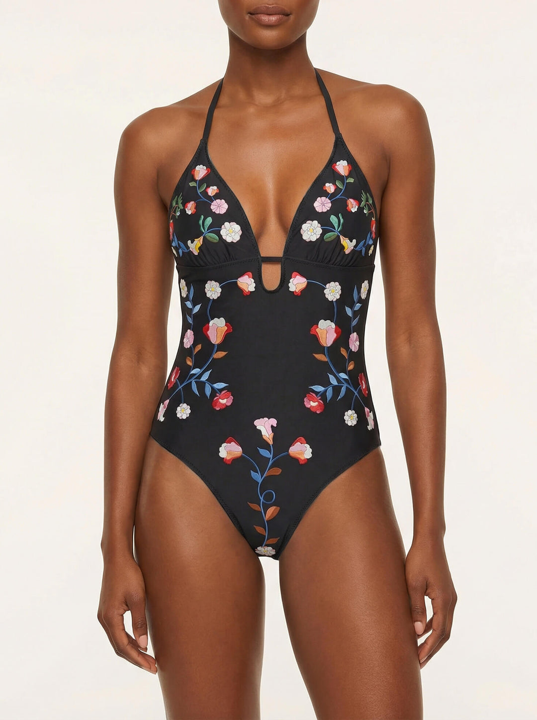 Noir Bloom Reversible One Piece Swimsuit