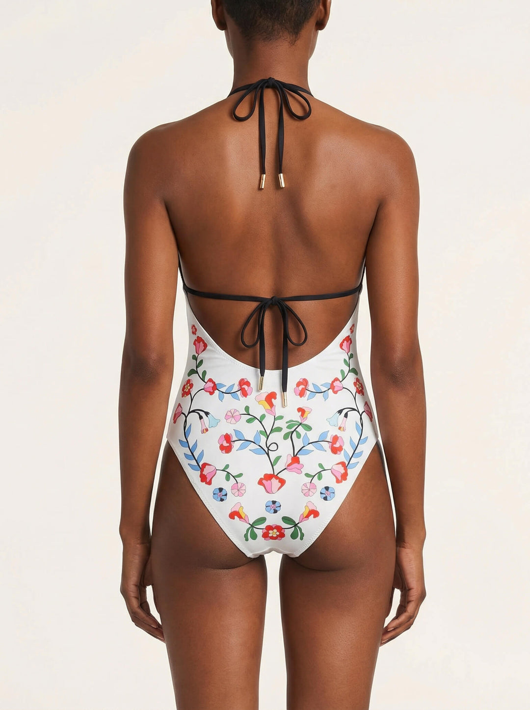 Noir Bloom Reversible One Piece Swimsuit