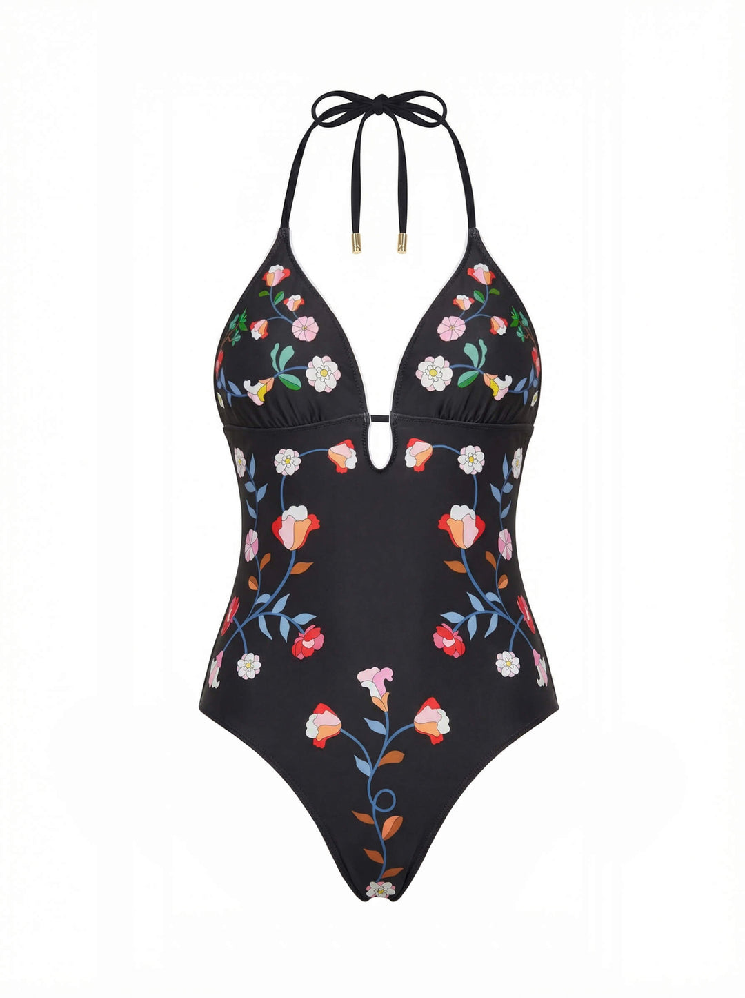 Noir Bloom Reversible One Piece Swimsuit