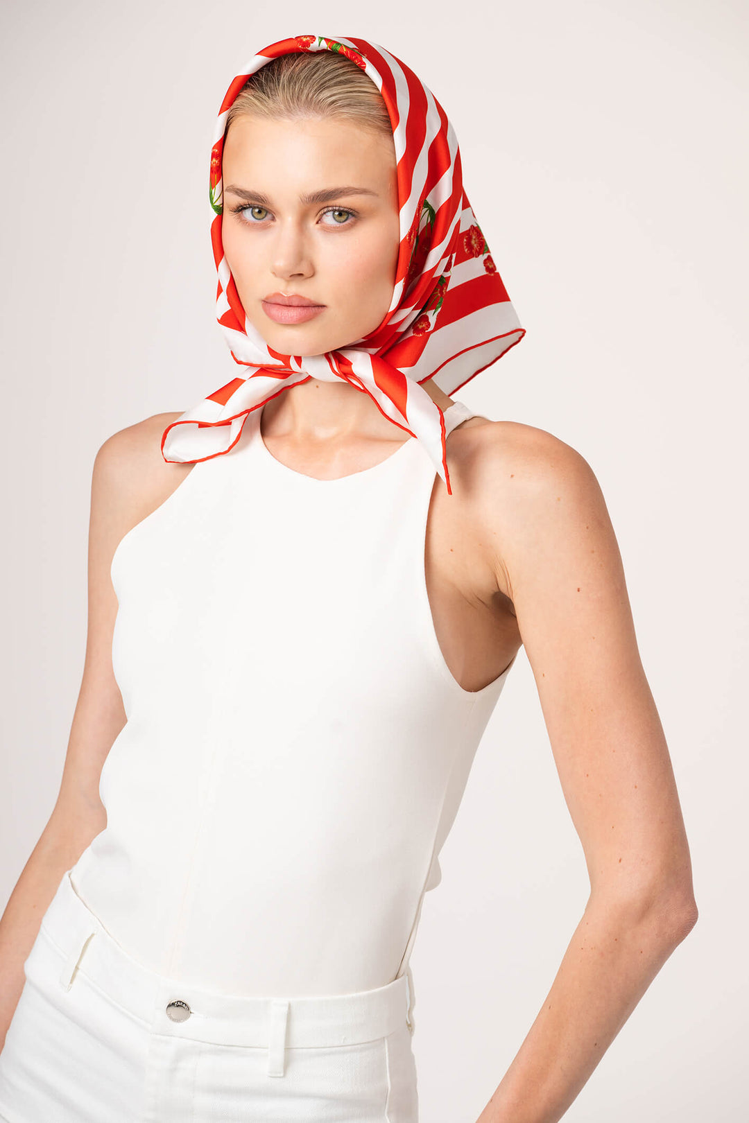 Passion Garden Double Sided Silk Scarf