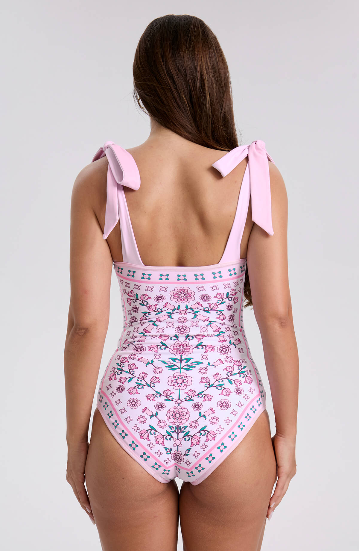 Pink Blossom Reversible One-Piece Swimsuit
