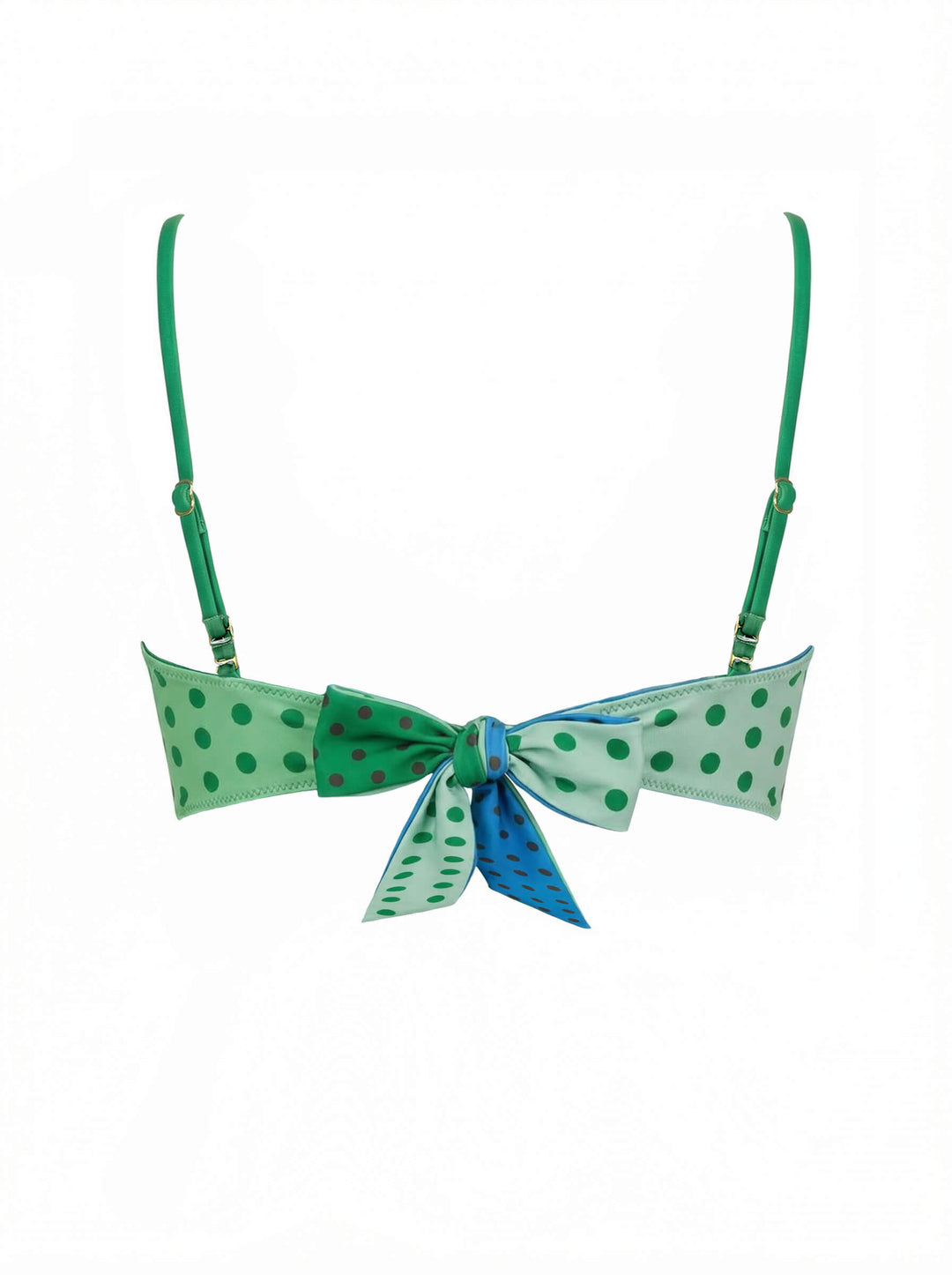 Polka Bloom Reversible Bandeau Top