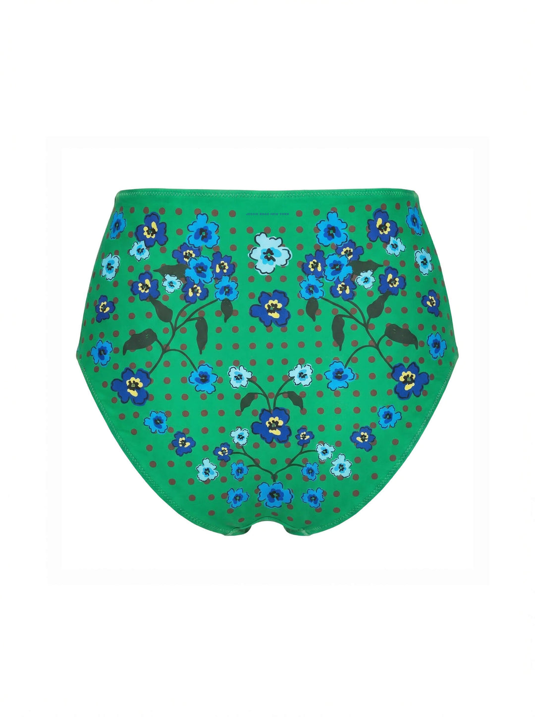 Polka Bloom Reversible Bikini Bottom