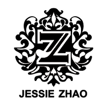 Silk Twilly With Blue  Journey, Jessie Zhao New York