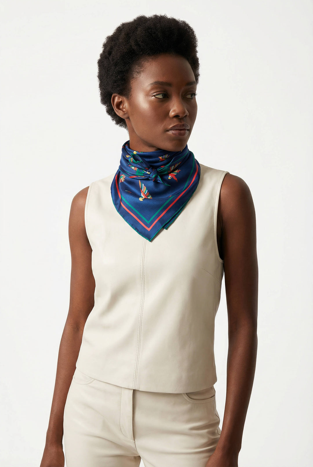 Sky Parade Double Sided Silk Scarf