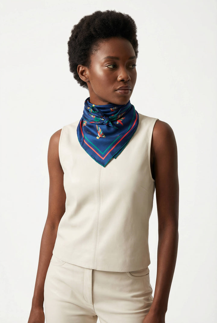 Sky Parade Double Sided Silk Scarf