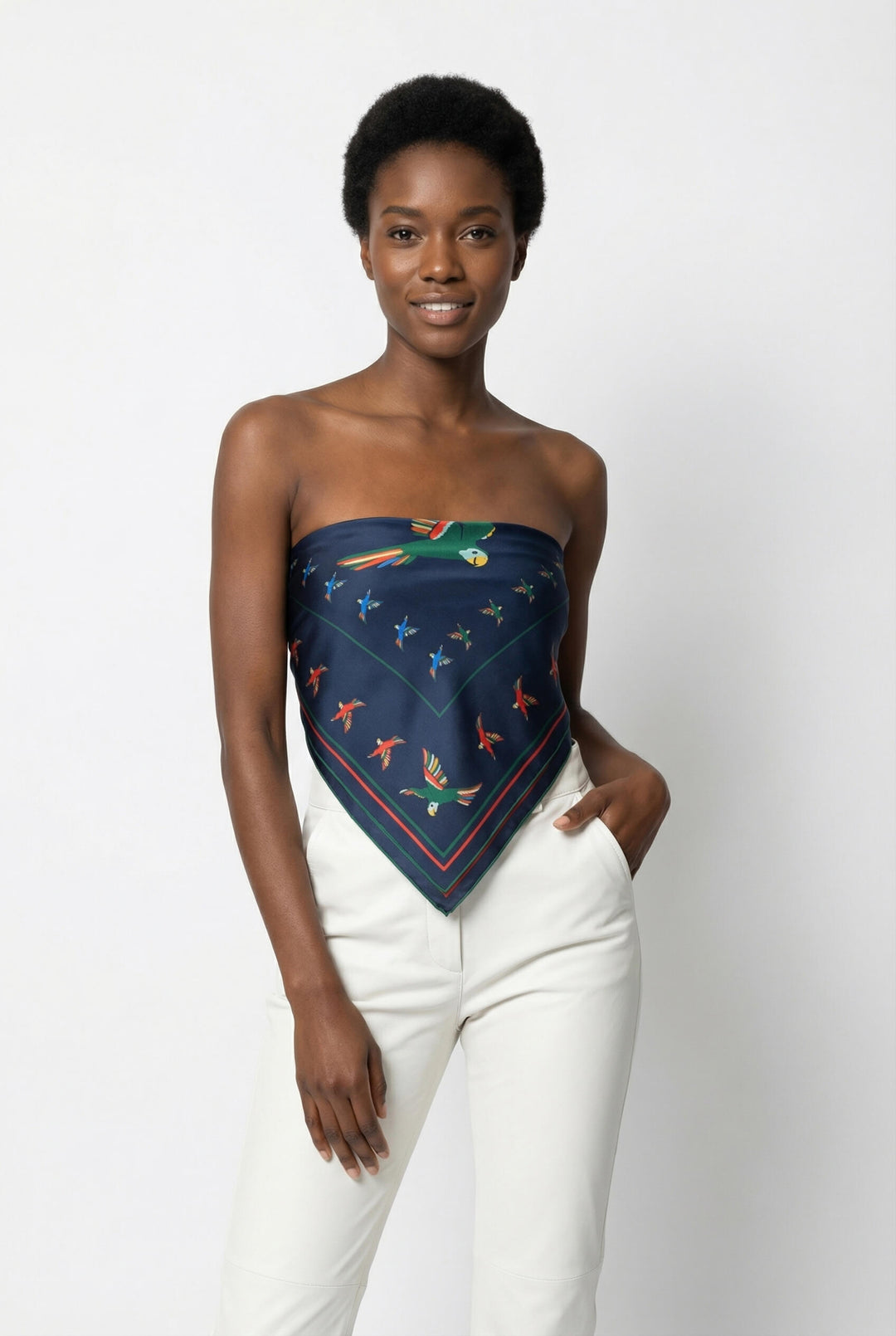 Sky Parade Double Sided Silk Scarf