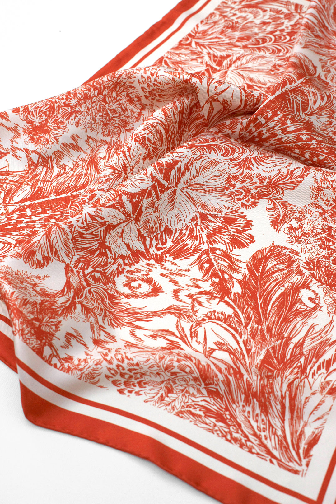 Terracotta Dream Double Sided Silk Scarf