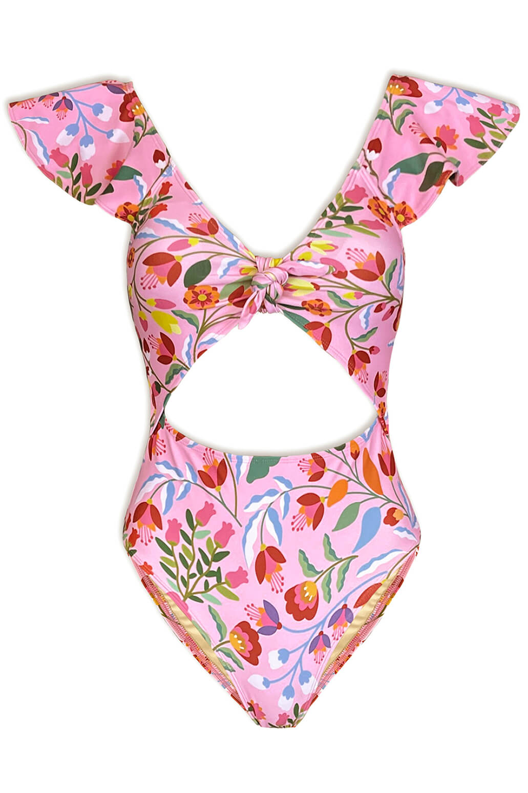 Pink Garden One-Piece Swimsuit