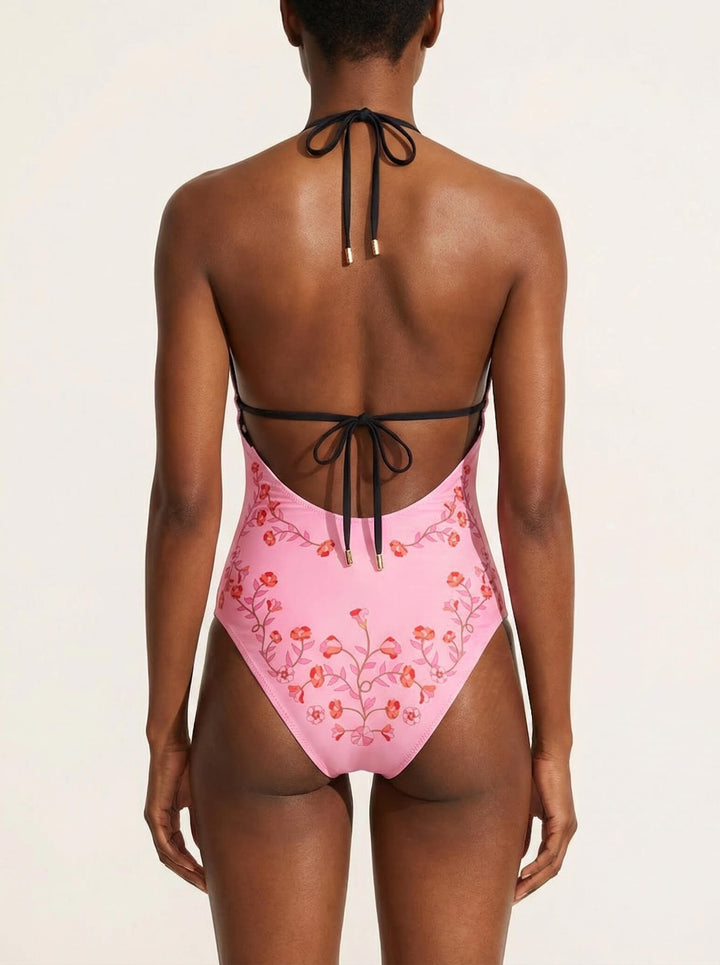 Wild Garden Reversible One Piece Swimsuit