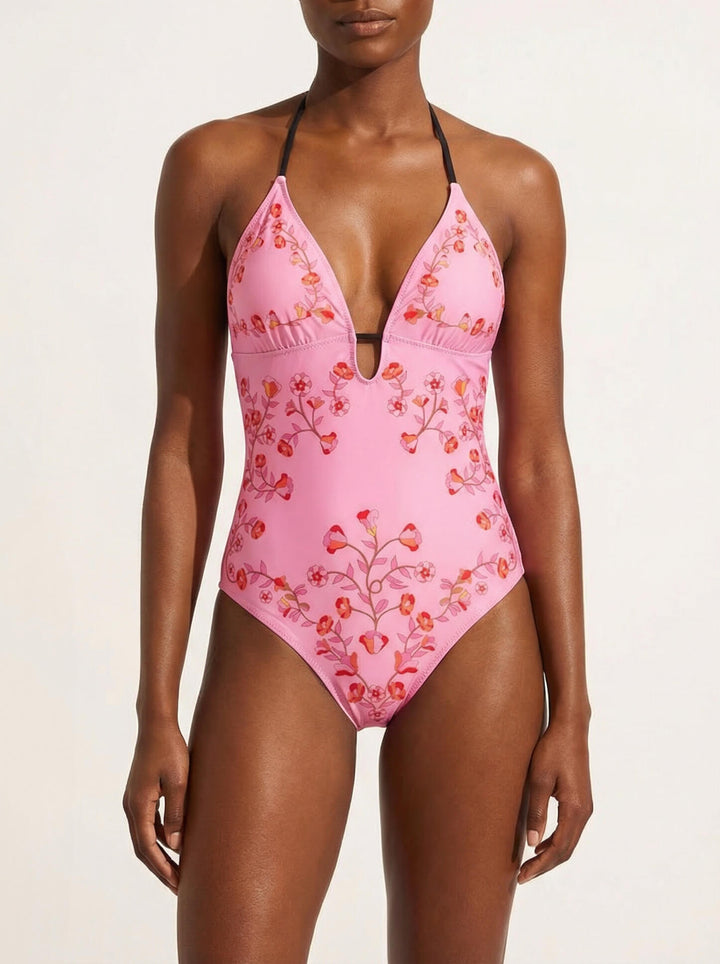 Wild Garden Reversible One Piece Swimsuit
