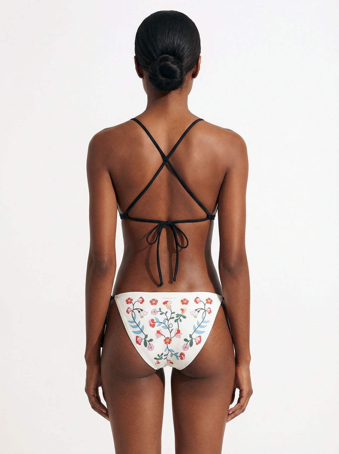 Wild Rose Reversible Tie Side Bottom