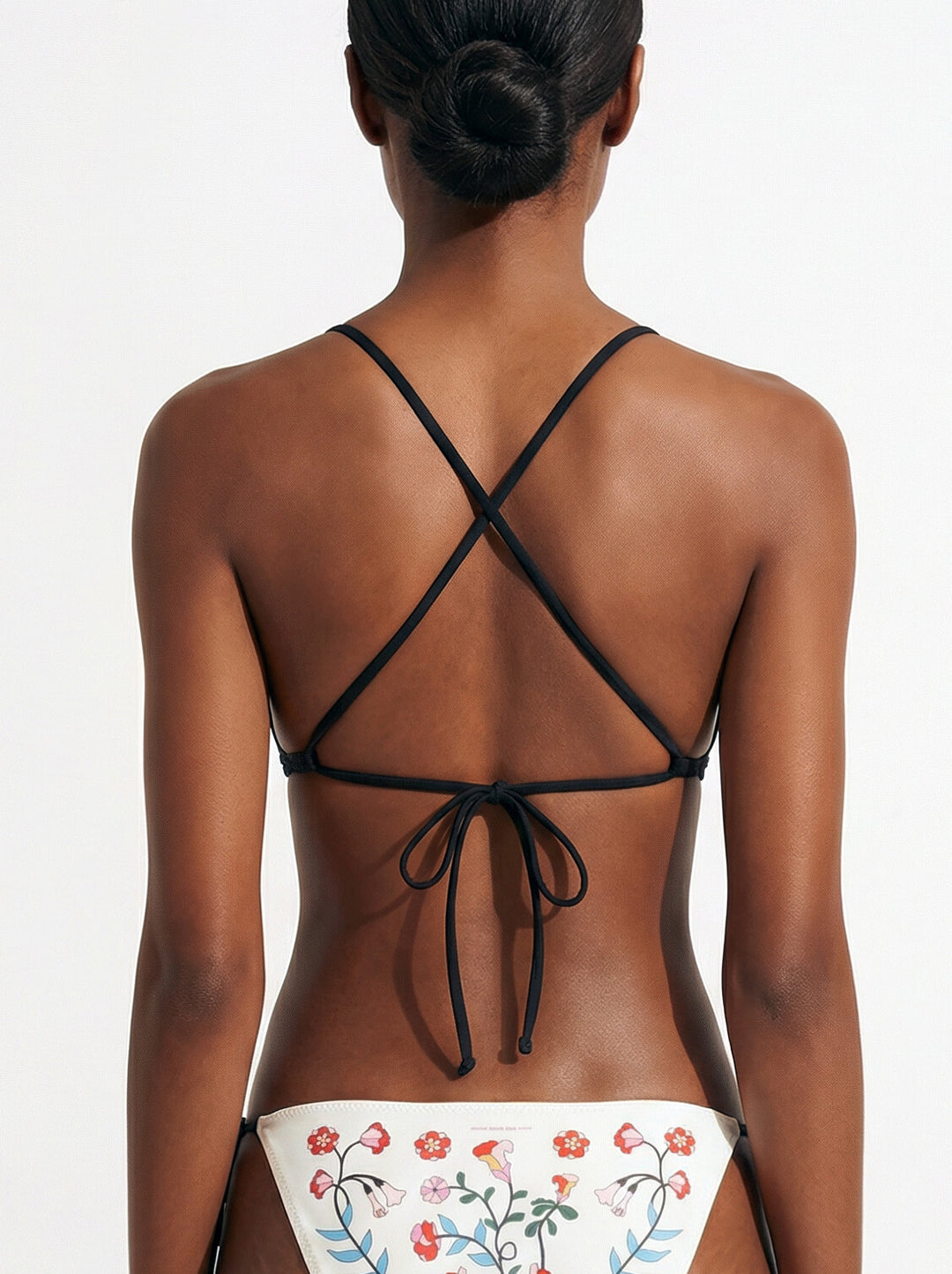 Wild Rose Reversible Triangle Bikini Top