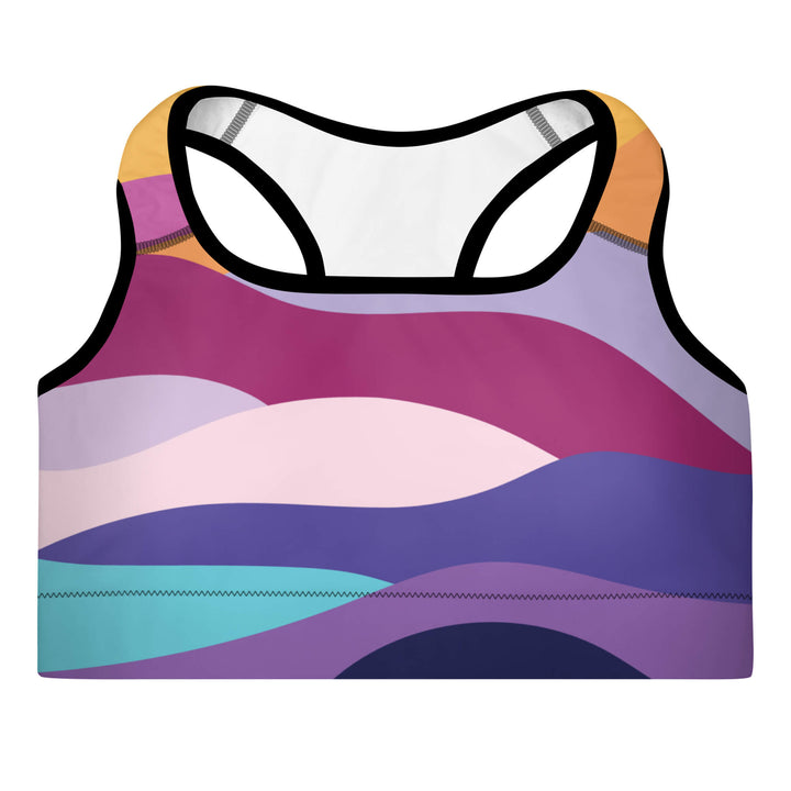sports bra in rainbow